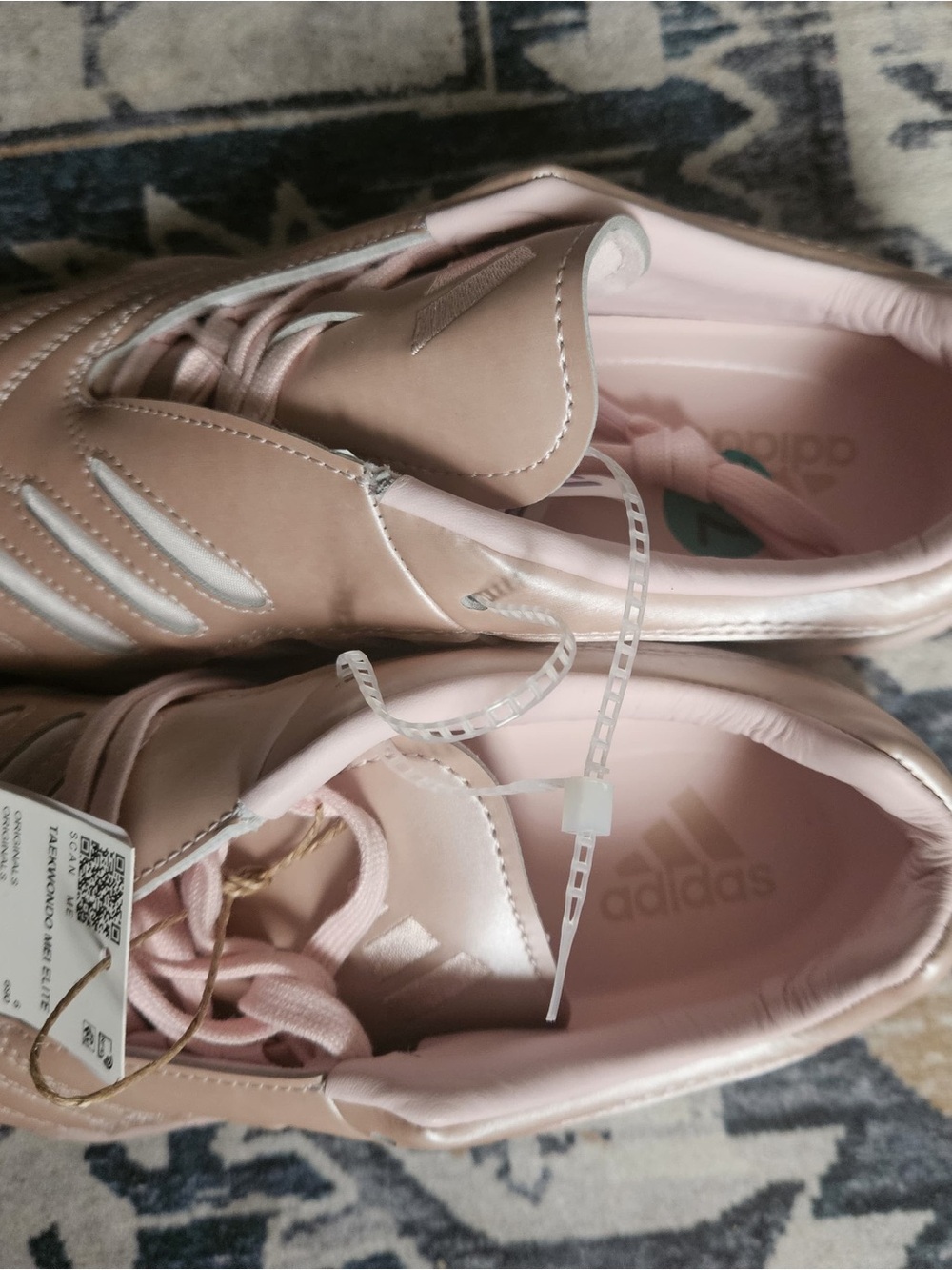 adidas Taekwondo Mei Elite Athletic Shoes - Light Pink - Picture 3 of 6